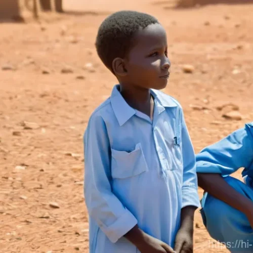 Home 26 수단 유엔 평화 유지군 - UN Peacekeepers' Compassion in Sudan**
A high-resolution, emotionally resonant photograph of a diver...