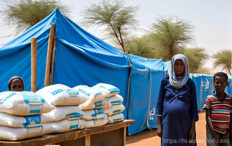 수단 유엔 평화 유지군 - UN Peacekeepers' Compassion in Sudan**
A high-resolution, emotionally resonant photograph of a diver...