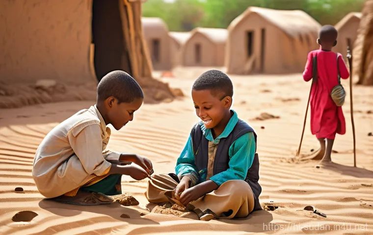 수단 유엔 평화 유지군 - Lifeline of Aid: Humanitarian Distribution in Sudan**
A powerful and detailed image capturing a huma...